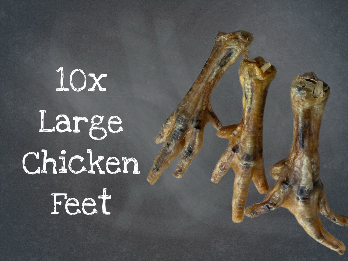 10 Large Chicken Feet